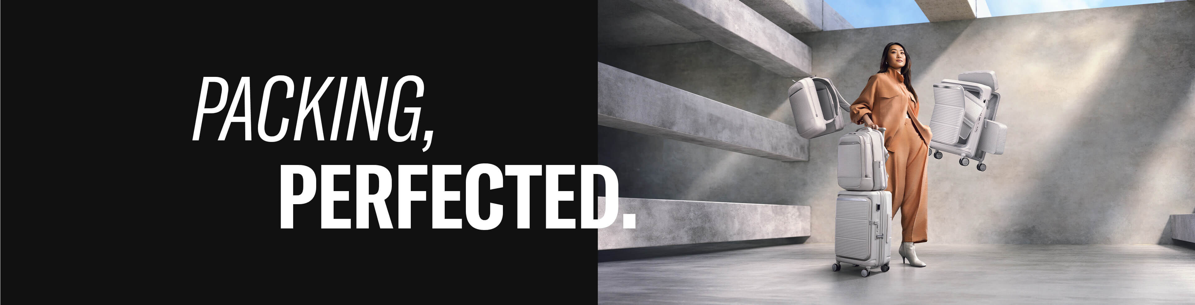 Packing, Perfected. New Samsonite Paralux Collection