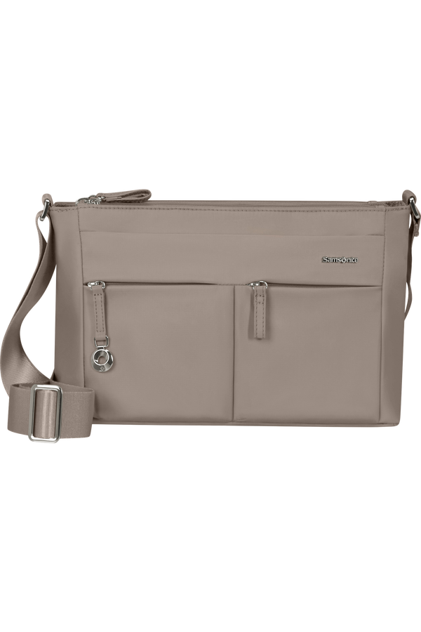 Samsonite Move 5.0 Horiz. Shoulder Bag + Flap  Warm Taupe
