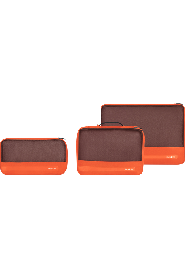 Samsonite Ta Revolution Set of 3 Packing Cubes  Orange