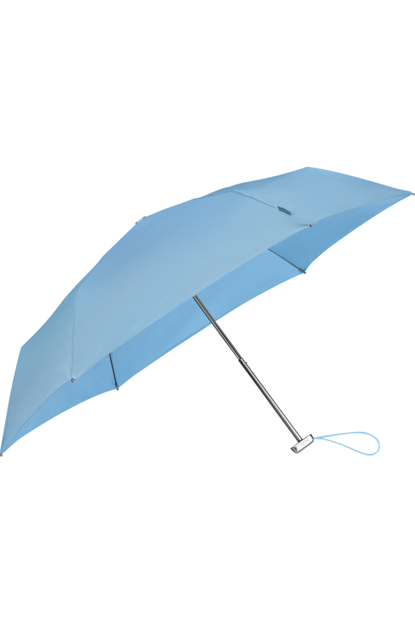 Samsonite Alu Drop S 3 Sect. Manual Flat  Graphite Blue