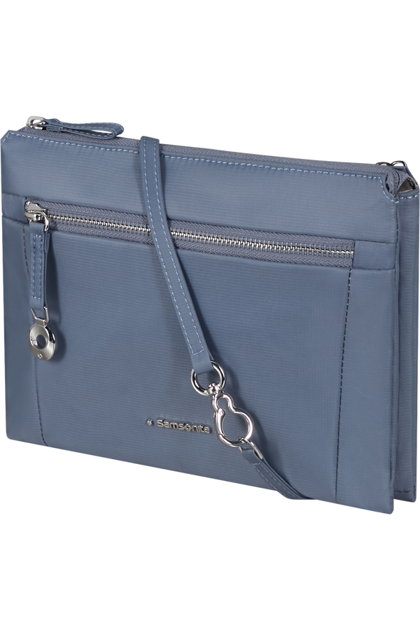 Samsonite Move Journey Mini Shoulder Bag 2 Compartments  Storm Blue