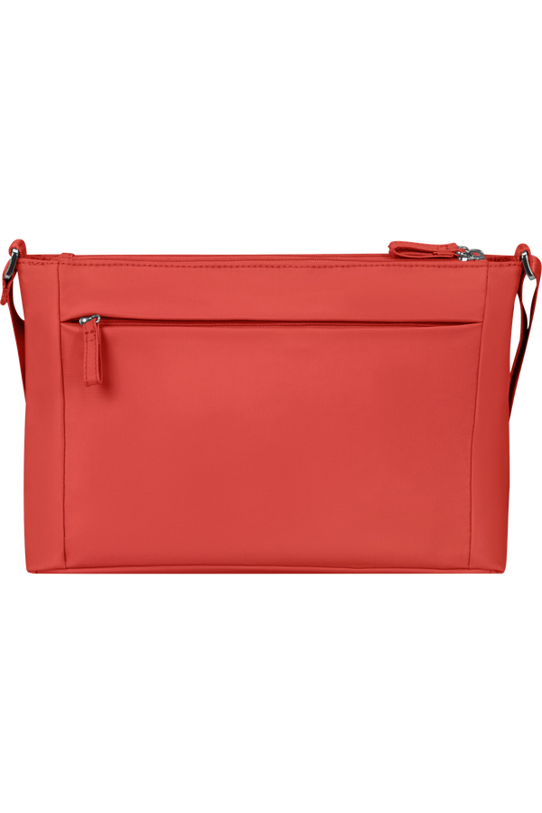 Samsonite Move 5.0 Horiz. Shoulder Bag + Flap  Coral Red Samsonite Move 5.0 Horiz. Shoulder Bag + Flap  Coral Red