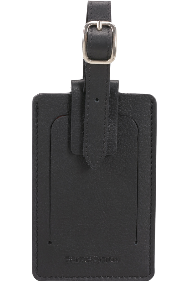 Samsonite Global Ta ID Leather Luggage Tag Schwarz Samsonite Global Ta ID Leather Luggage Tag Schwarz