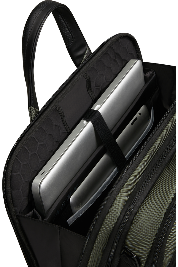 Samsonite Pro-Dlx 6 Bailhandle Expandable 15.6'  Grün