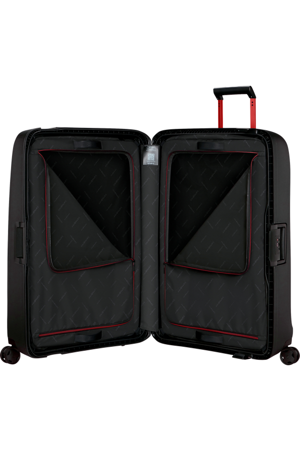 Samsonite Essens Spinner 81cm  Charcoal/Red