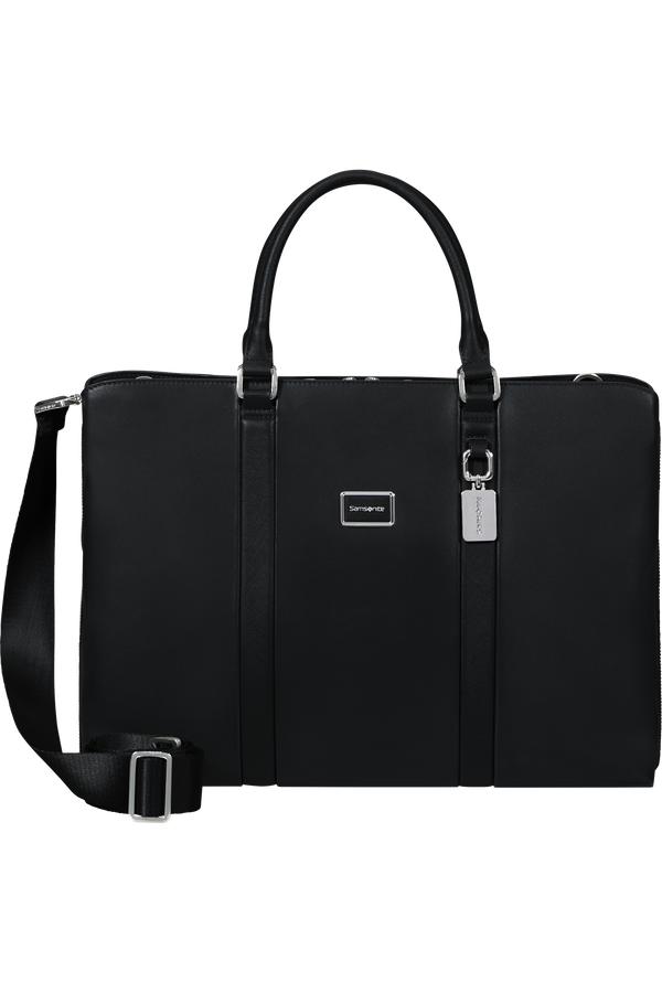 Image Biz Leather Aktentasche 15.6" | Samsonite Image Biz Leather Briefcase 15.6'  Schwarz