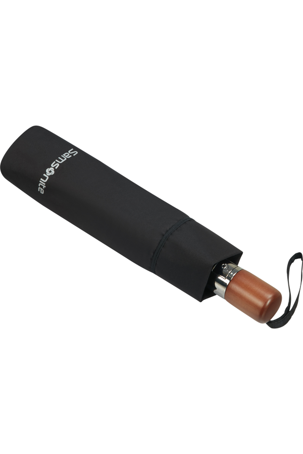 Samsonite Wood Classic S 3 Sect. Auto O/C Short  Schwarz