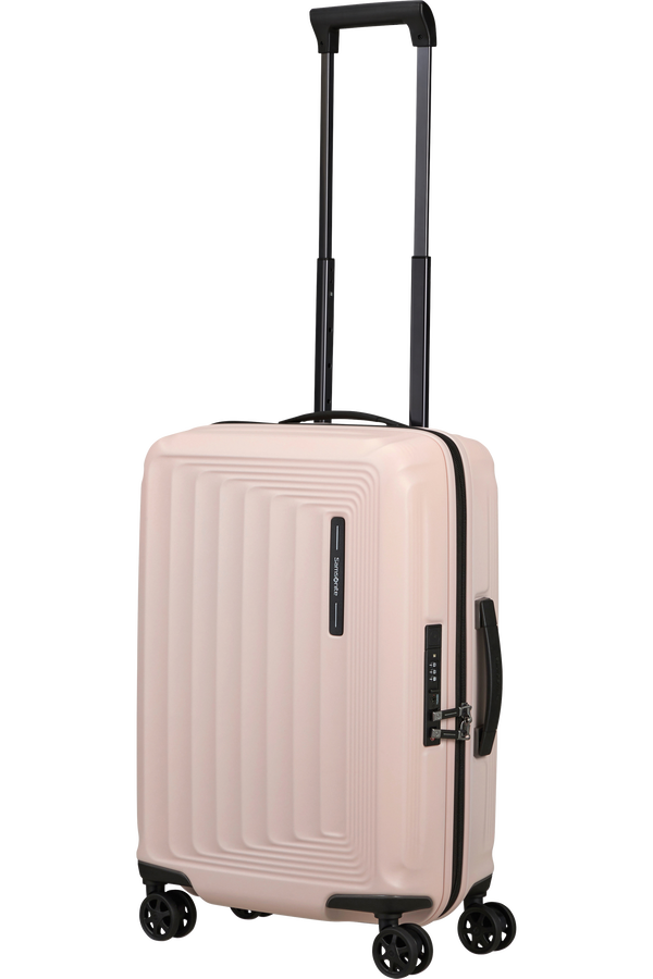 Samsonite Nuon Spinner Expandable 55cm  Matt Powder Pink