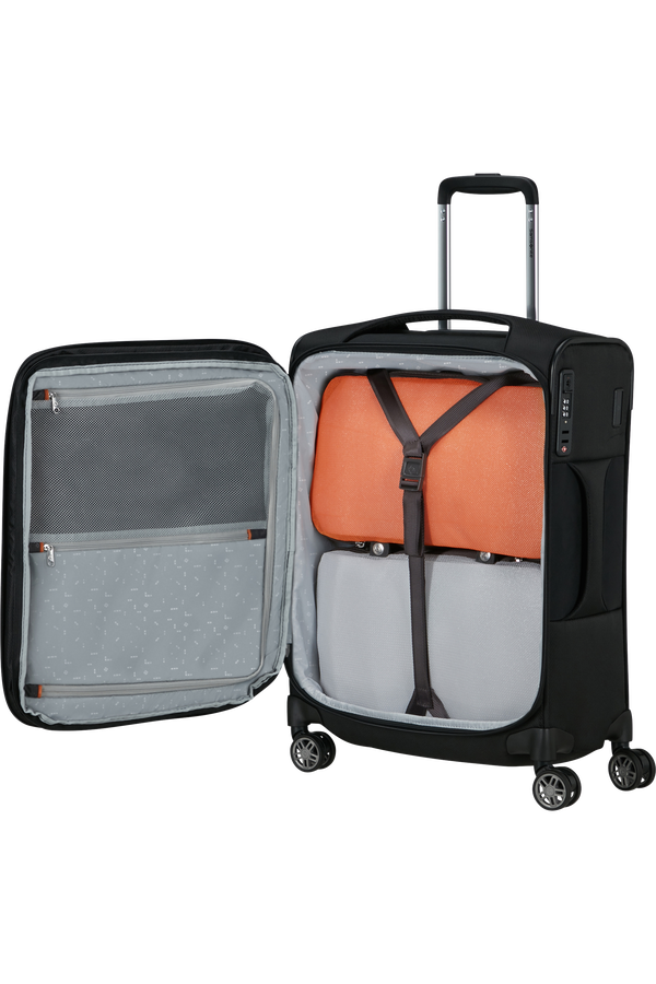 Samsonite Re-Lite Spinner Expandable 55cm  Schwarz