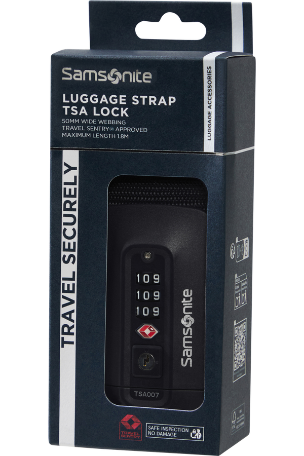 Samsonite Ta Revolution Luggage Strap/TSA Lock  Schwarz