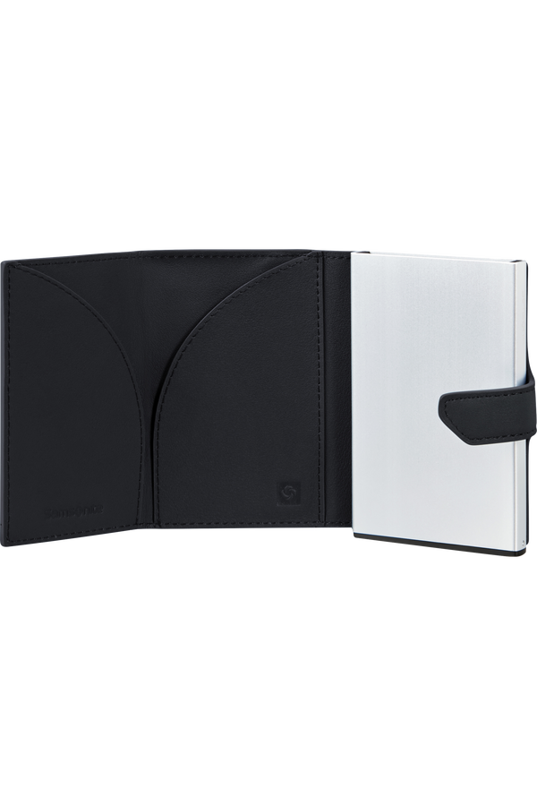 Samsonite Alu Fit Slide-up Wallet Proxis  Schwarz Samsonite Alu Fit Slide-up Wallet Proxis  Schwarz