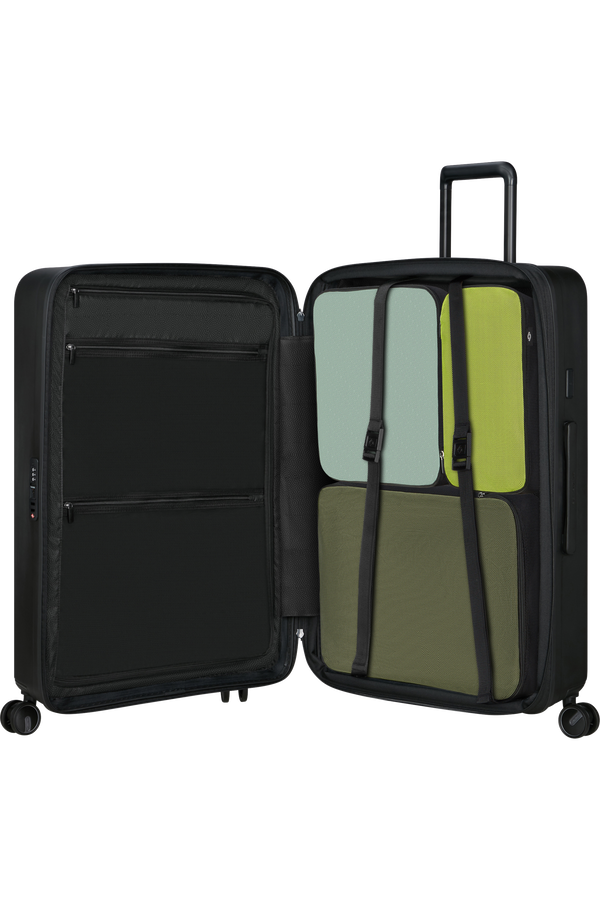 Samsonite Restackd Spinner Expandable 75cm  Schwarz