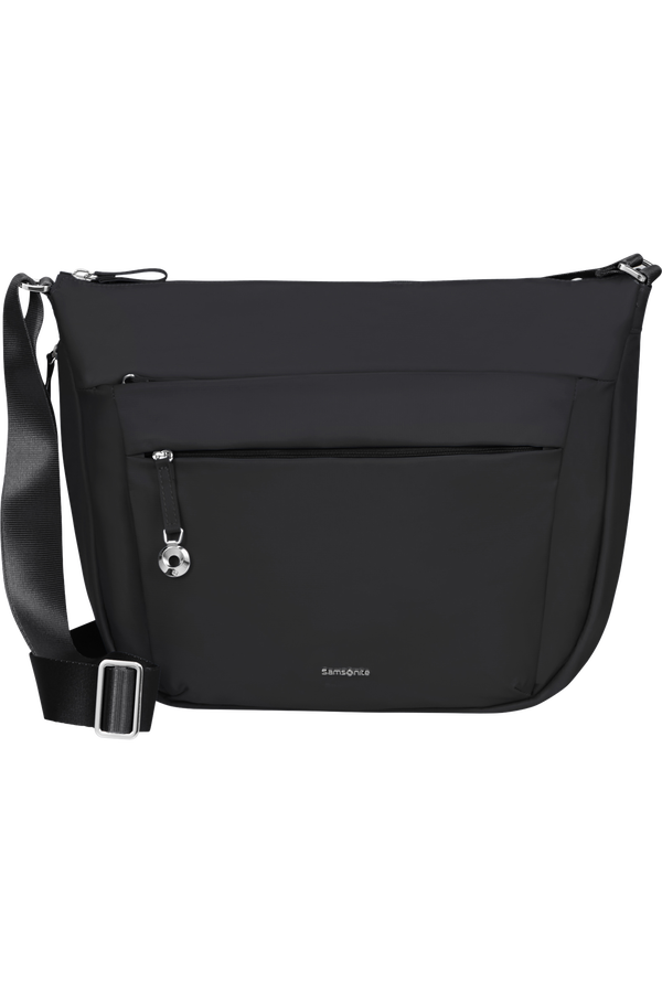 Samsonite Move 5.0 Hobo Bag Round Expandable M  Schwarz