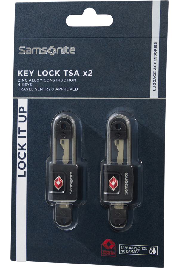 Samsonite Ta Revolution Key Lock TSA x2  Schwarz Samsonite Ta Revolution Key Lock TSA x2  Schwarz