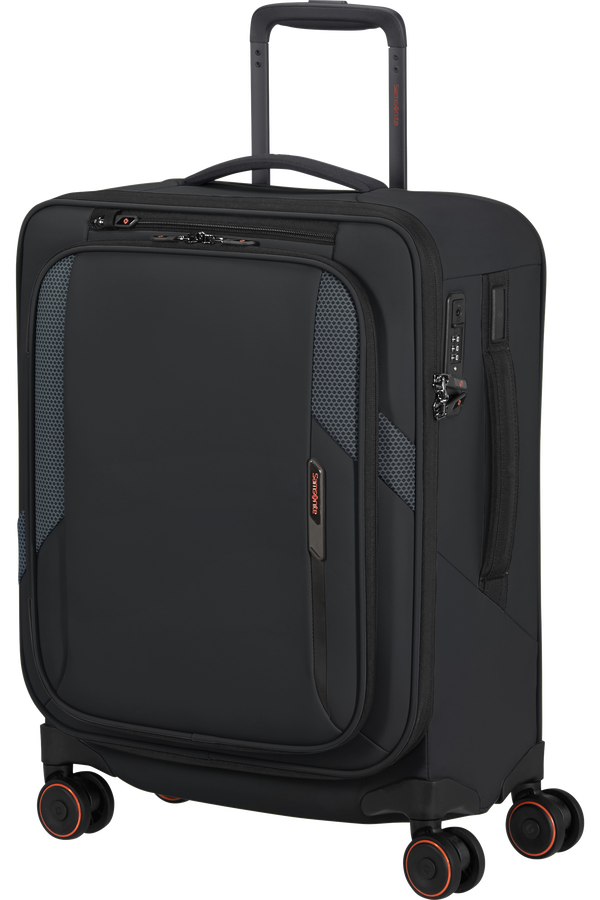 Samsonite Glazed Spinner Expandable 55cm  Schwarz