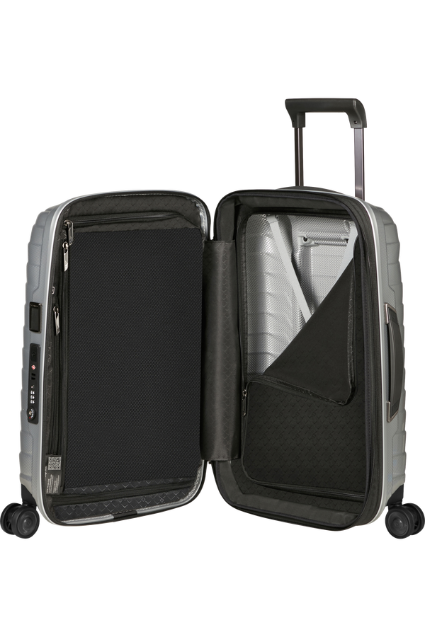 Samsonite Proxis Spinner Expandable Length 35cm 55cm  Silber