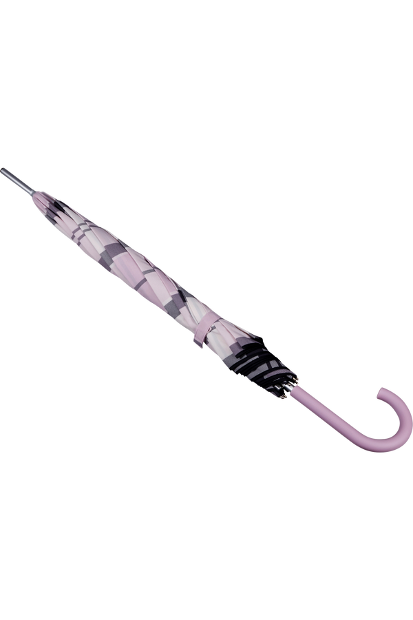 Samsonite Alu Drop S Sticky Lady Auto Open  Lavender Check