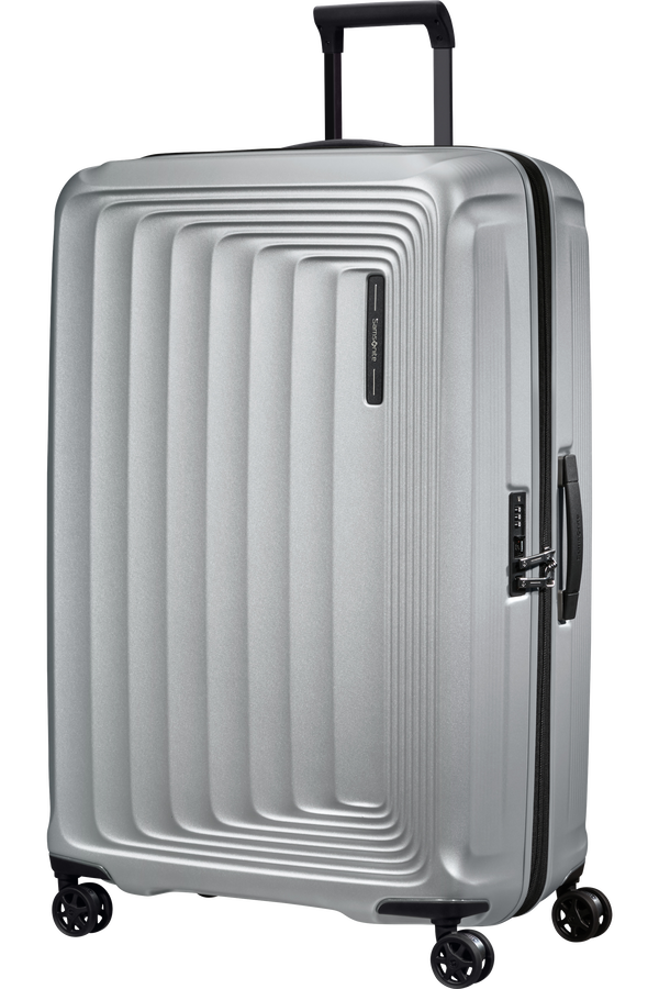 Samsonite Nuon Spinner Expandable 81cm  Matt Silver