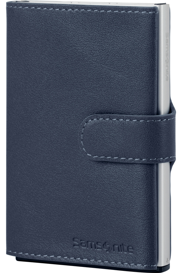 Samsonite Alu Fit 202 - Slide-up Wallet  Blau