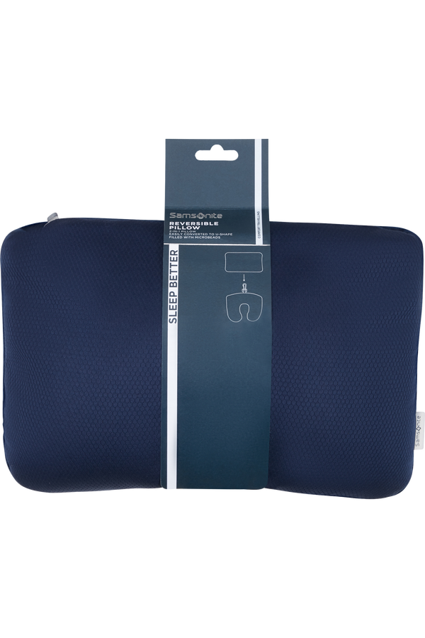Samsonite Ta Revolution Reversible Pillow  Midnight Blue