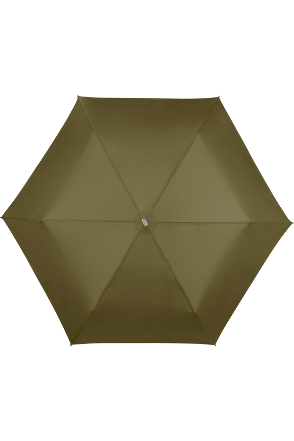 Samsonite Alu Drop S 3 Sect. Manual Flat  Dark Olive Samsonite Alu Drop S 3 Sect. Manual Flat  Dark Olive