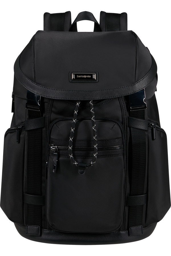 Samsonite Relyon Backpack M 15.6'' with flap  Schwarz
