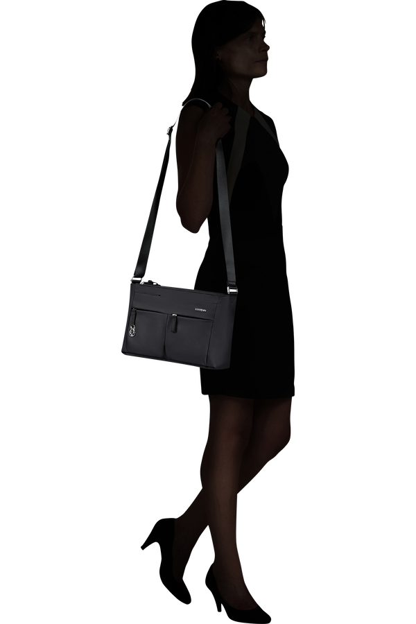 Samsonite Move 5.0 Horiz. Shoulder Bag + Flap  Schwarz