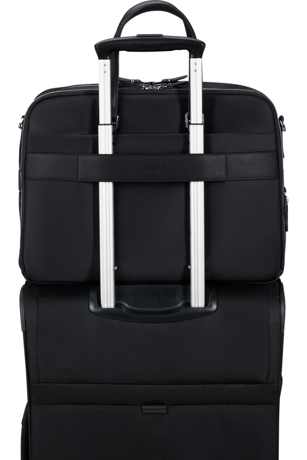 Samsonite Karissa Evo Bailhandle 15.6' 2 Comp  Schwarz Samsonite Karissa Evo Bailhandle 15.6' 2 Comp  Schwarz