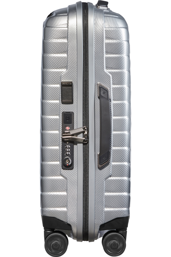 Samsonite Proxis Spinner Expandable 55cm  Silber