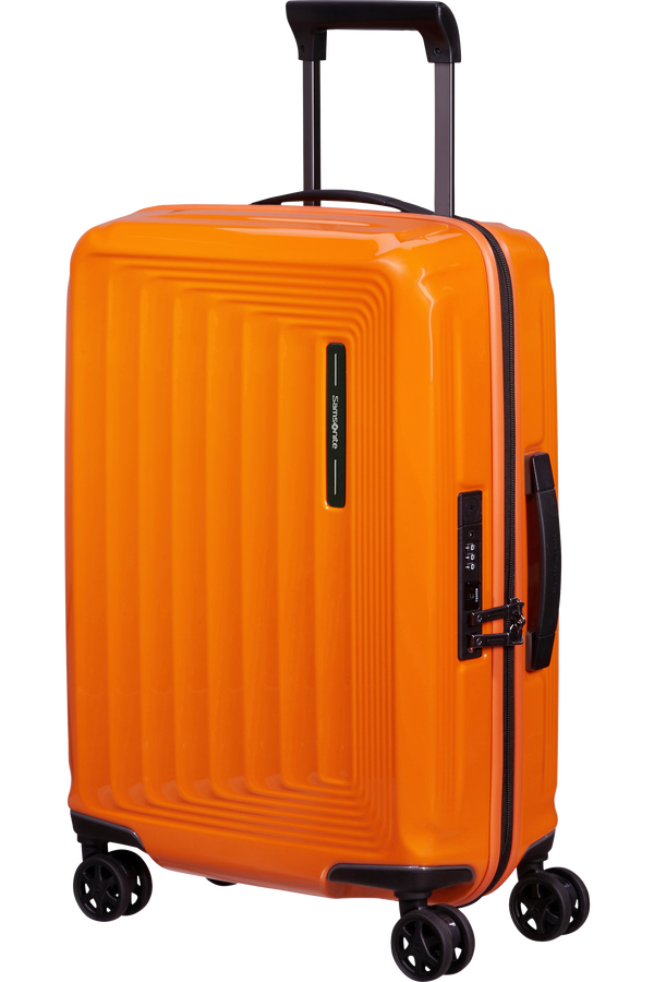 Samsonite Nuon Spinner Expandable 55cm  Papaya Orange