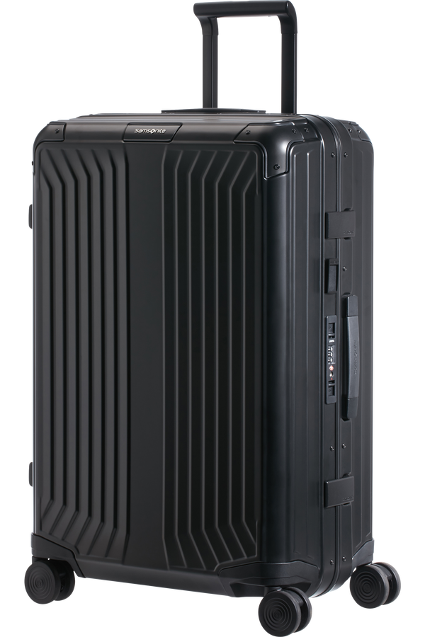 Samsonite Lite-Box Alu Spinner 69cm  Schwarz