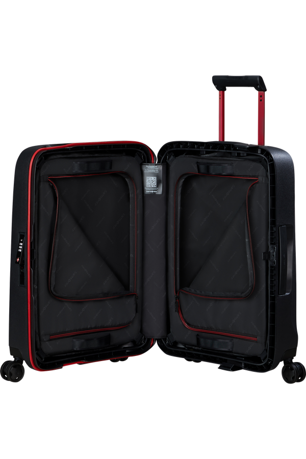 Samsonite Essens Spinner 55cm  Charcoal/Red