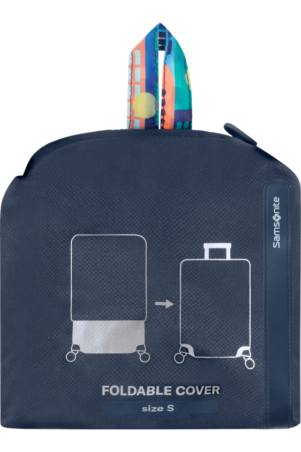 Samsonite Ta Revolution Foldable Luggage Cover S  City Print