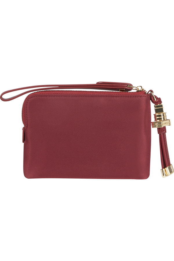 Samsonite Karissa Slg Flat Pouch 3CC  Dark Bordeaux Samsonite Karissa Slg Flat Pouch 3CC  Dark Bordeaux