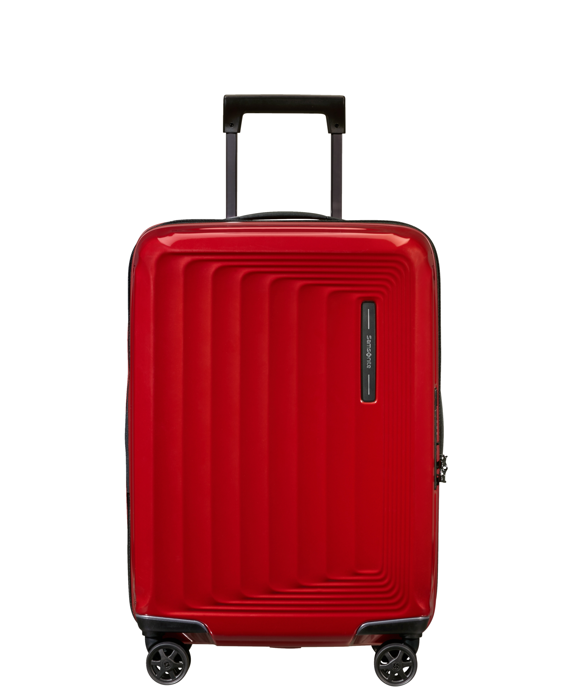 Größe S: MasterGear Hartschalen Handgepäck Koffer mit Aluminium Rahmen in braun für zahlreiche Fluggesellschaften geeignet | Trolley mit 4 Rollen ABS 53 x 39 x 20 cm TSA Reisekoffer 