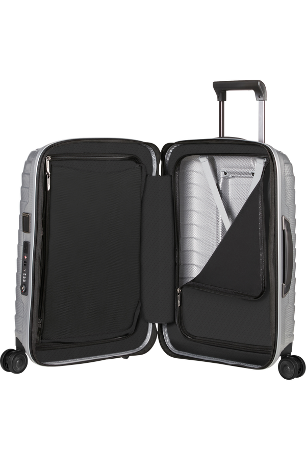 Samsonite Proxis Spinner Expandable 55cm  Silber