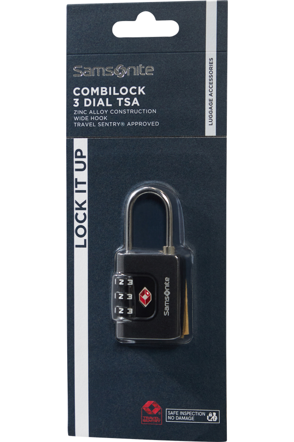 Samsonite Ta Revolution Combilock 3 dial TSA  Schwarz