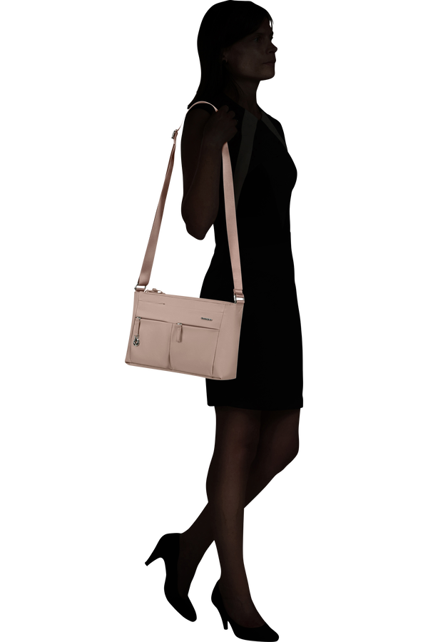 Samsonite Move 5.0 Horiz. Shoulder Bag + Flap  Powder Samsonite Move 5.0 Horiz. Shoulder Bag + Flap  Powder