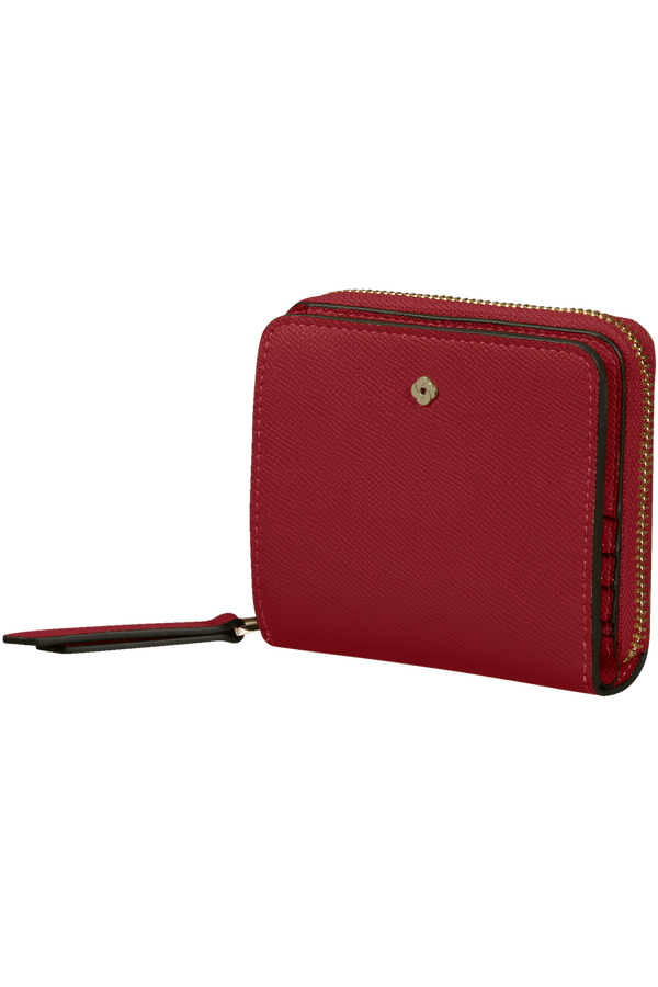 Samsonite Rightup Slg 341 - W 6CC+ZIP EXT  Dark red