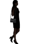Samsonite Karissa Evo Shoulder Bag + Pouch  Schwarz Samsonite Karissa Evo Shoulder Bag + Pouch  Schwarz