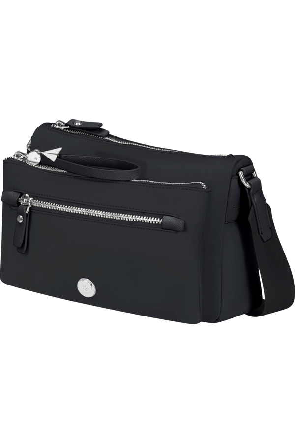 Samsonite Karissa Evo Shoulder Bag + Pouch  Schwarz Samsonite Karissa Evo Shoulder Bag + Pouch  Schwarz
