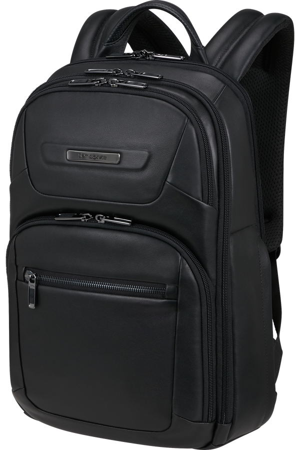 Samsonite Pro-Dlx 6 Leather Backpack 14.1'  Schwarz Samsonite Pro-Dlx 6 Leather Backpack 14.1'  Schwarz