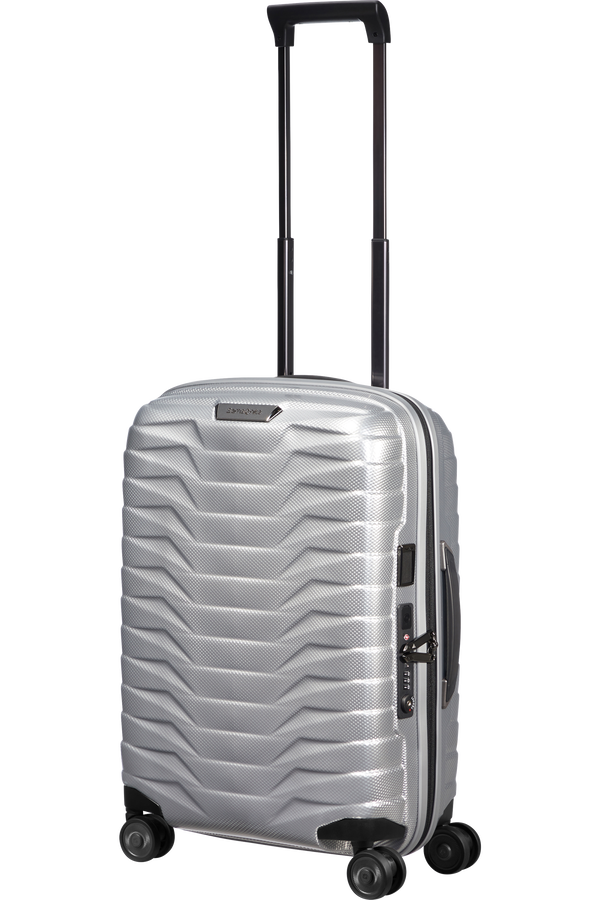 Samsonite Proxis Spinner Expandable 55cm  Silber