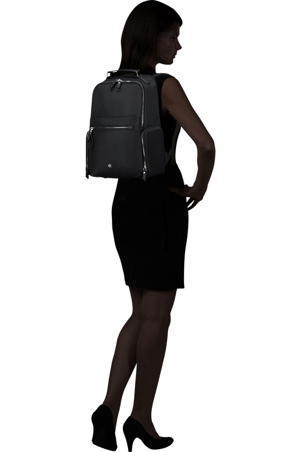 Samsonite Karissa Evo Round Backpack 15.6'  Schwarz Samsonite Karissa Evo Round Backpack 15.6'  Schwarz