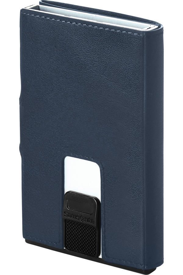 Samsonite Alu Fit 202 - Slide-up Wallet  Blau