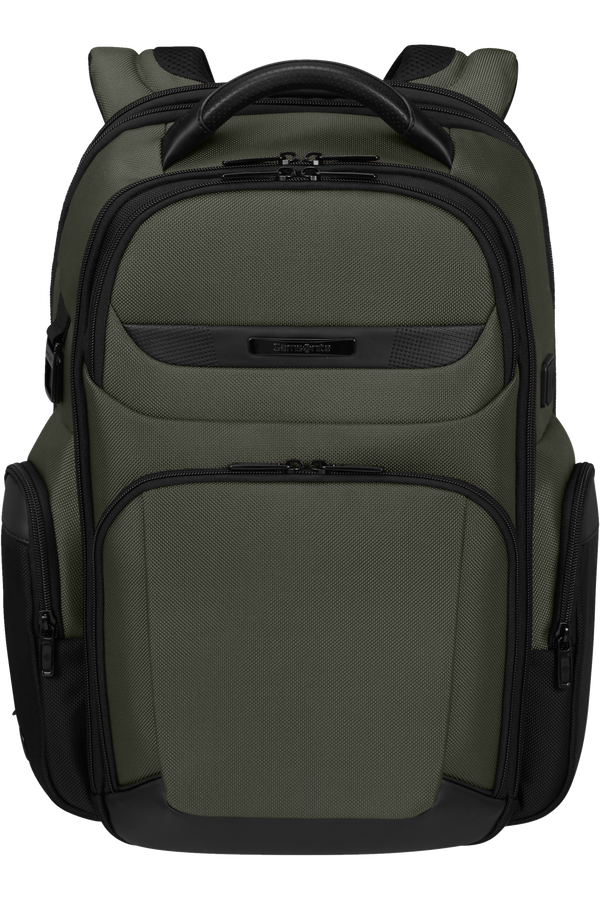 Samsonite Pro-Dlx 6 Backpack 3 Volume Expandable 15.6'  Grün
