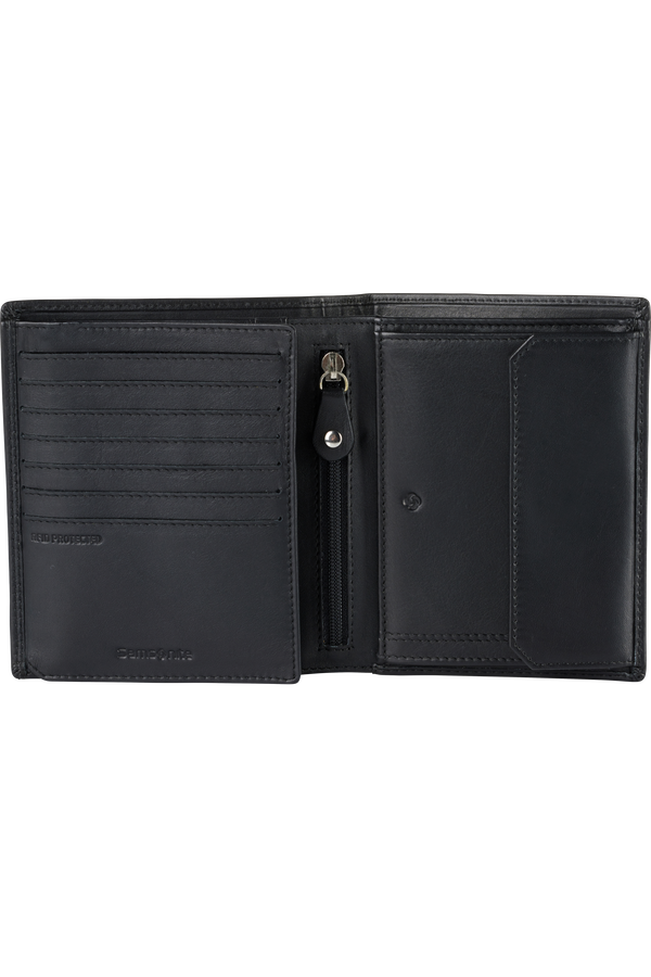 Samsonite Attack 2 Slg 122 - W 11CC+HFL+W+C+Z+2C  Schwarz