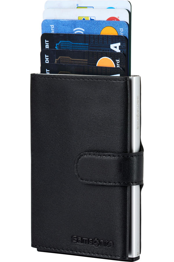 Samsonite Alu Fit 202 - Slide-up Wallet  Schwarz Samsonite Alu Fit 202 - Slide-up Wallet  Schwarz