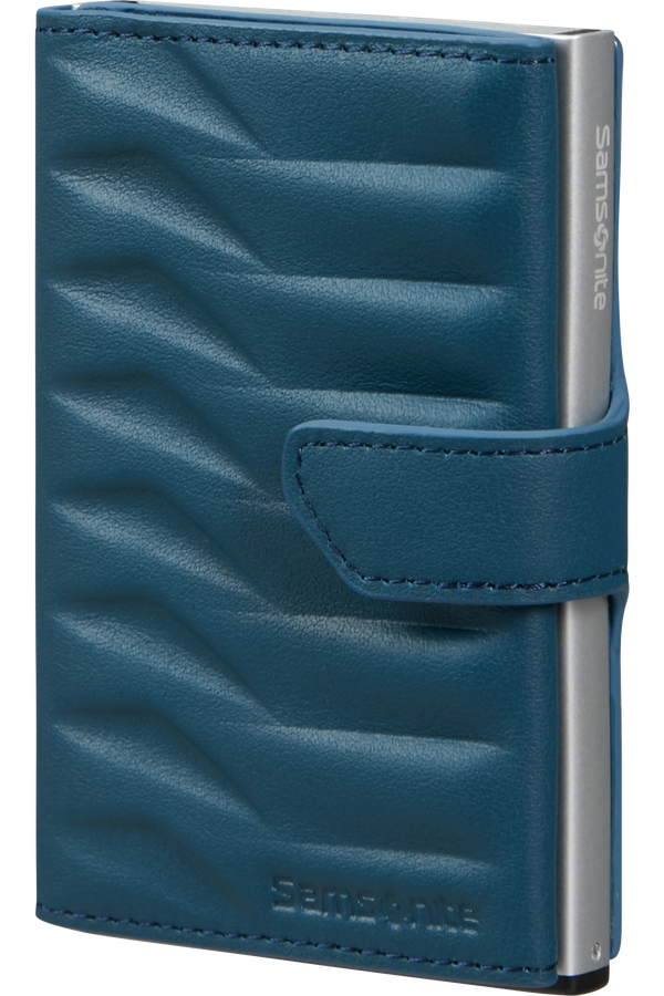 Samsonite Alu Fit Slide-up Wallet Proxis  Petrol Blau
