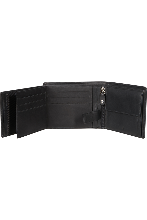 Samsonite Attack 2 Slg 037 - B 9CC+2HFL+ZIP+2C  Schwarz